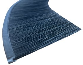 100mm flexible Spray suppressant brush strip